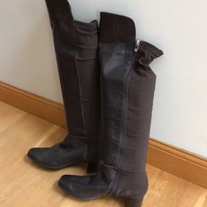 Woman’s knee high boots